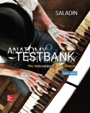 Test Bank for Anatomy & Physiology The Unity of Form and Function 8th Edition by Saladin