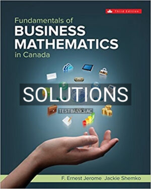 Solutions for Fundamentals of Business Math 3rd Edition by Jerome