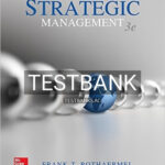 Test Bank for Strategic Management 3rd Edition by Rothaermel