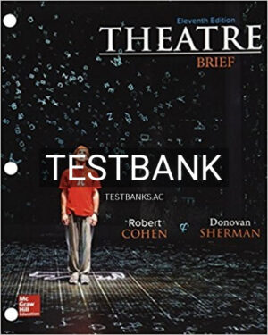 Test Bank for Theatre Brief 11th Edition by Cohen