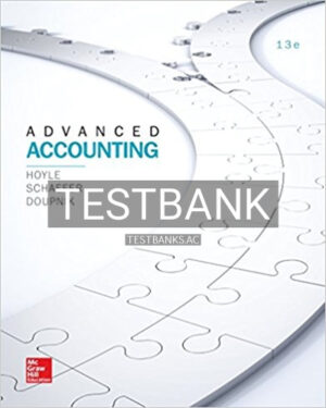 Test Bank for Advanced Accounting 13th Edition by Hoyle