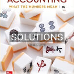 Solutions for Accounting What the Numbers Mean 11th Edition by Marshall