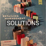 Solutions for Retailing Management 10th Edition by Levy