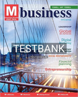 Test Bank for M Business 5th Edition by Ferrell