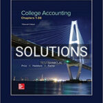 Solutions for College Accounting Chapters 1 30 15th Edition by Price