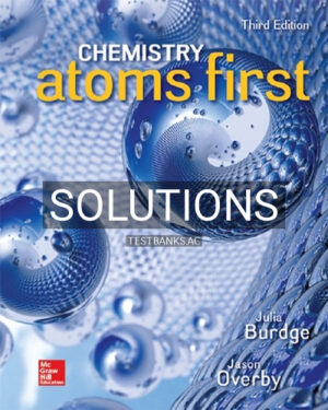 Solutions for Chemistry Atoms First 3rd Edition by Burdge