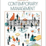 Test Bank for Essentials of Contemporary Management 6th Edition by Jones