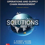 Solutions for Operations and Supply Chain Management 15th Edition by Jacobs