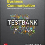 Test Bank for Business Communication Developing Leaders for a Networked World 3rd Edition by Cardon