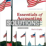 Solutions for Essentials of Accounting for Governmental and Not for Profit Organizations 13th Edition by Copley