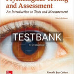 Test Bank for Psychological Testing and Assessment 9th Edition by Cohen