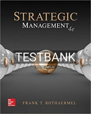 Test Bank for Strategic Management 4th Edition by Rothaermel