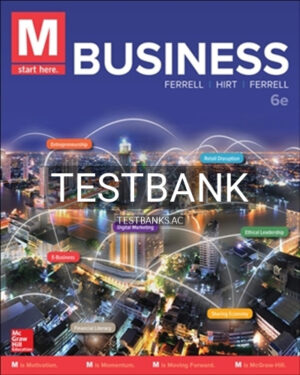 Test Bank for M Business 6th Edition by Ferrell