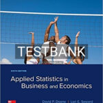 Test Bank for Applied Statistics in Business and Economics 6th Edition by Doane