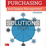 Solutions for Purchasing and Supply Management 16th Edition by Johnson