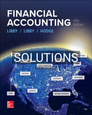 Solutions for Financial Accounting 10th Edition by Libby