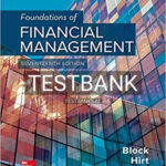 Test Bank for Foundations of Financial Management 17th Edition by Block