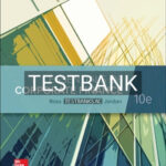 Test Bank for Essentials of Corporate Finance 10th Edition by Ross