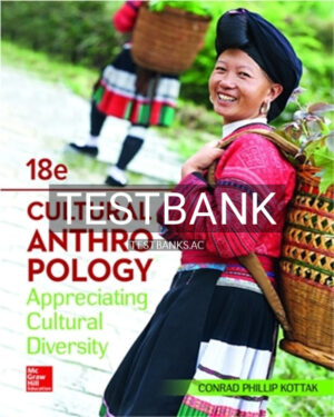 Test Bank for Cultural Anthropology 18th Edition by Kottak