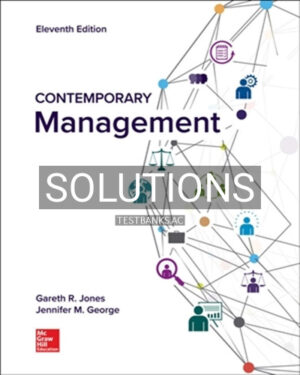 Solutions for Contemporary Management 11th Edition by Jones