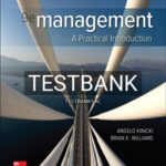 Test Bank for Management 9th Edition by Kinicki