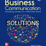 Solutions for Business Communication Developing Leaders for a Networked World 4th Edition by Cardon