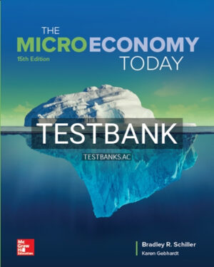 Test Bank for Micro Economy Today 15th Edition by Schiller
