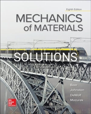 Solutions for Mechanics of Materials 8th Edition by Beer