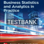 Test Bank for Business Statistics and Analytics in Practice 9th Edition by Bowerman