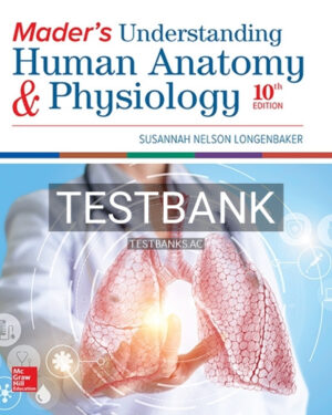 Test Bank for Mader's Understanding Human Anatomy & Physiology 10th Edition by Longenbaker