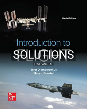 Solutions for Introduction to Flight 9th Edition by Anderson