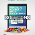 Solutions for Practical Business Math Procedures 13th Edition by Slater