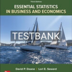 Test Bank for Essential Statistics in Business and Economics 3rd Edition by Doane