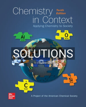 Solutions for Chemistry in Context 10th Edition by American Chemical Society
