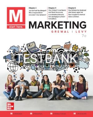 Test Bank for M Marketing 7th Edition by Grewal