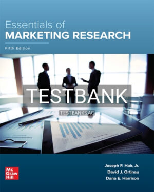 Test Bank for Essentials of Marketing Research 5th Edition by Hair