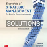 Solutions for Essentials of Strategic Management 7th Edition by Gamble
