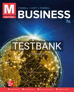 Test Bank for M Business 7th Edition by Ferrell