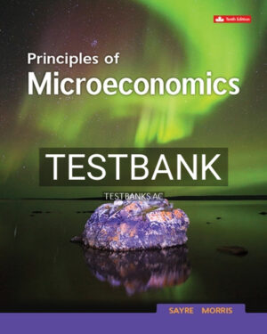 Test Bank for Principles Of Microeconomics 10th Edition by Sayre