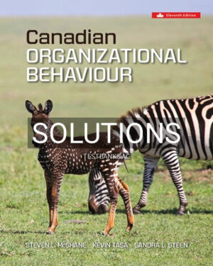 Solutions for Canadian Organizational Behaviour 11th Edition by McShane