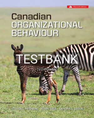Test Bank for Canadian Organizational Behaviour 11th Edition by McShane