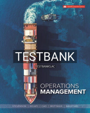 Test Bank for Operations Management 7th Edition by Stevenson