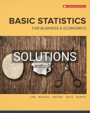 Solutions for Basic Statistics For Business And Economics 7th Edition by Lind