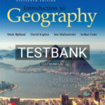 Test Bank for Introduction to Geography 16th Edition by Bjelland