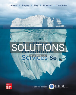 Solutions for Auditing and Assurance Services 8th Edition by Louwers