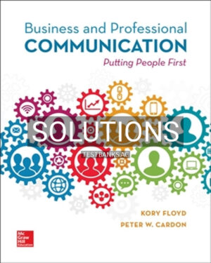 Solutions for Business and Professional Communication 1st Edition by Floyd