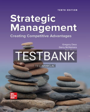 Test Bank for Strategic Management Creating Competitive Advantages 10th Edition by Dess