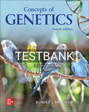 Test Bank for Concepts of Genetics 4th Edition by Brooker