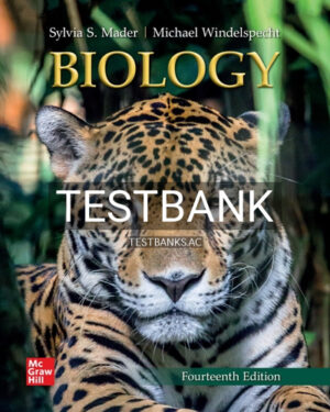 Test Bank for Biology 14th Edition by Mader