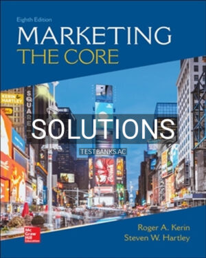 Solutions for Marketing 8th Edition by Kerin